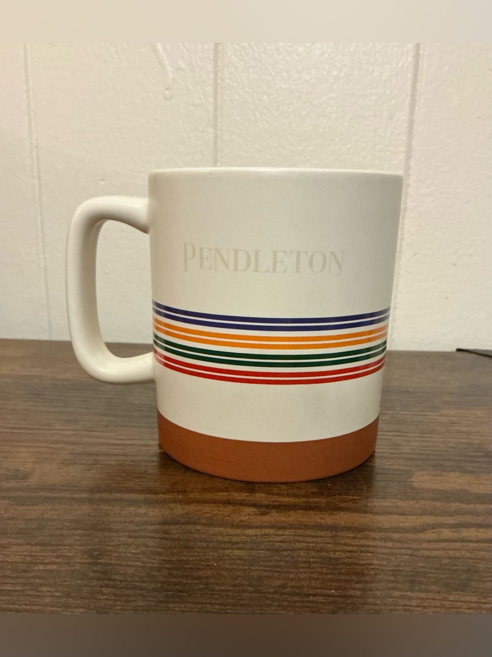 Vintage Pendleton Woolen Mills Stoneware Coffee Mug with Classic Design